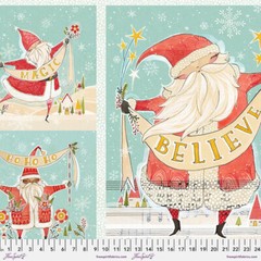 Free Spirit Cori Dantini Love Santa Wishes Panel Fabric By The Panel