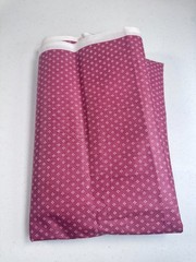 Vintage debut designs quilting cotton fabric red dots floral 44×61 90s y2k