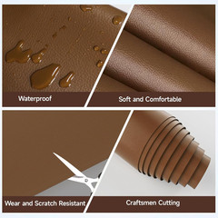 Marine Vinyl Fabric, 0.6MM Thick Soft Smooth Waterproof Synthetic Fabric Materia