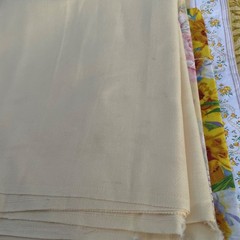 Vintage Quilting / Craft Fabric Yellows Patterns Florals Solids
