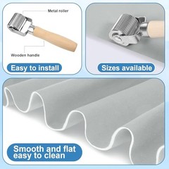 Suede Headliner Fabric with Foam Backing, with Seam 125″ L x 60″ W 3 Grey