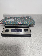 Ozark Calico Fabri-Quilt Vintage Floral Print On Teal Backround 1 Yard Fabric