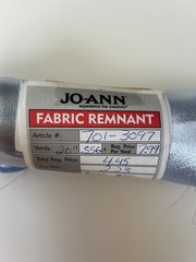 Joann’s Fabrics Blue Shiny Satin Fabric, 20 inches long x 44 inches wide