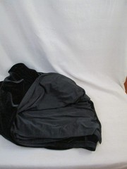 3 1/2 Yards Of 60″ Wide Black Velvet Fabric Luxurious Material For Sewing