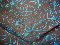 1Y Scalamandre H0 00070489 Parade Cobalt Embroidered Slik Upholstery Fabric