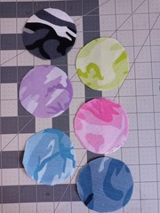 700+ Colorful Pre-cut Fabric Circles Yo-yos Quilting Applique