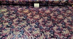 Digitally Printed Stretch Sequin on Spandex Fabric Sold BTY “Purple/Blue Floral”