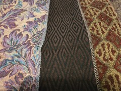 Lot Of 18 Upholstery Drapery Sample Fabric Neutral Colors Crafts Quilts 12″ X 26
