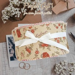 20 PCS Brown Floral Print Precut Jelly Roll Cotton Fabric Strips 2.5×20 Inch