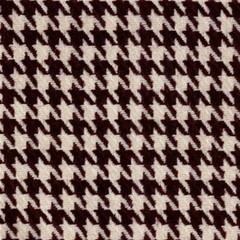 ACRYLIC JACKET PRE-YARN DYED FABRIC VINTAGE HOUNDSTOOTH CHECK BLACK WHITE 44″W