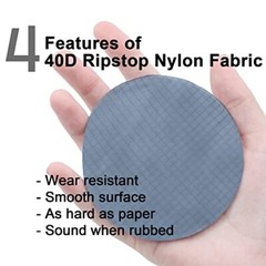 Fabric, Sky Blue Waterproof Ripstop Nylon Fabric 1Meter: 60″x39″ #07 Sky Blue