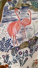 Pierre Frey Paris Fabric 3 1/8 Yard Le Jardin du Palais Cotton Luxury Designer