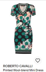 Authentic Roberto Cavalli, Made in Italy. Pure silk chiffon luxury fabric