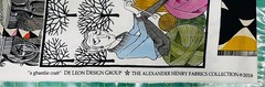 Rare Alexander Henry “A Ghastlie Craft Seamstress” in Snapdragon colors