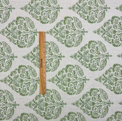 BALLARD DESIGNS SUNBRELLA RAMARA GREEN LEAF PERFORMANCE FABRIC BY YARD 54″W