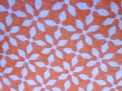 Silent Cinema by Jenean Morrison Orange Front Row – #JM 45 – Cotton – 42″ x 37″