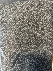 Dark Grey GIraffe Fabric 44” X 144”