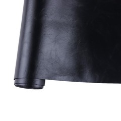 1/3 Yard Faux Leather Upholstery Fabric Black Vinyl Sheets Furniture Sofa