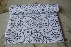 Pink City Hand Print 10 Yard 100% Cotton Fabric NO TARRIF CHARGES 100% ✅ZK-28*