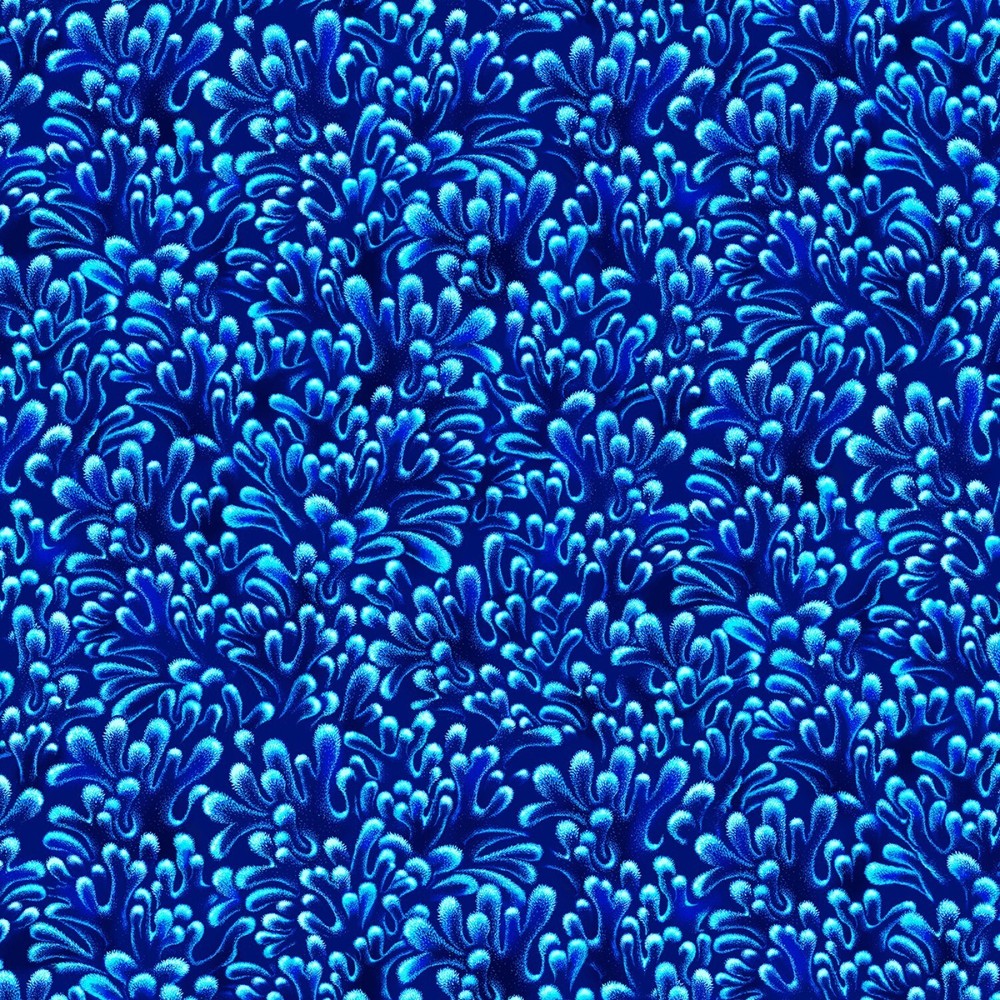 Bubble Coral, Sea World by Mark Gregory by Michael Miller BTY 44″ Wide