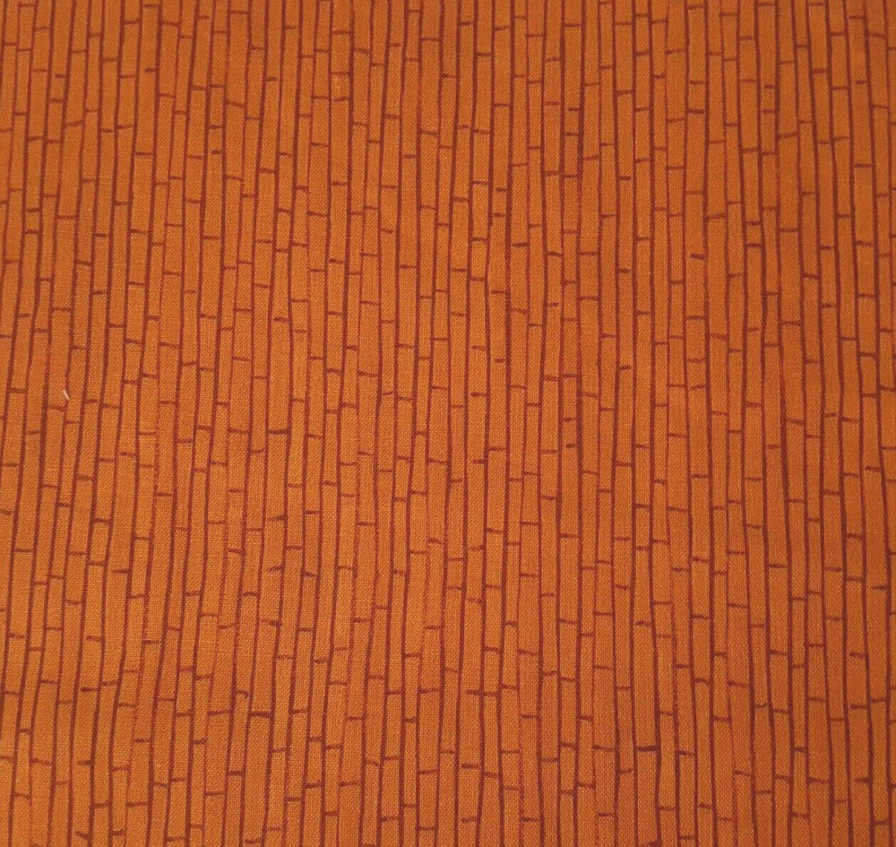 1 yd Sailors Rest World Art Group P&B Textiles Rust Brick Fishing Village Boat