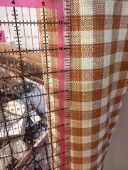 Kravet Basics Fabric 22133-1624 Rust & Cream Check Upholstery Fabric By The Yard