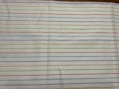 1989 Ameritex Fabric Pressman-Gutman #1927 Colored Stripes On White 102” X 58”