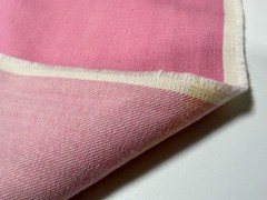 Rare 8 oz Japanese Pink Denim Fabric By Yard, 118cm Width