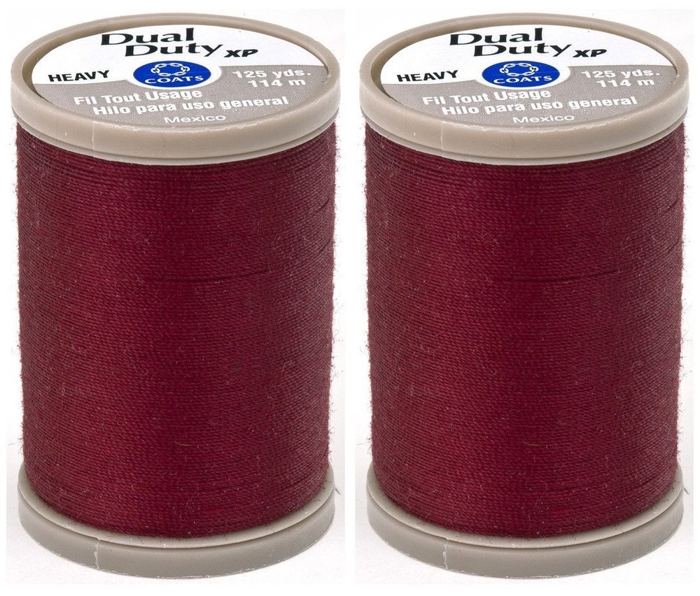 2-Pack – Coats & Clark S950-2820 Dual Duty XP Heavy 2 Pack, Barberry Red