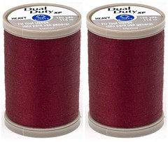 2-Pack – Coats & Clark S950-2820 Dual Duty XP Heavy 2 Pack, Barberry Red