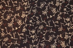 dark brown, cream , rust crinkle rayon? 50″ x 103″ (2.86 yds.)