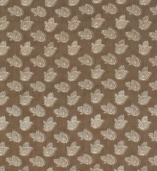 SOANE BRITAIN FABRIC ‘BURDUR LEAF – CHESTNUT’ 3 METRES (300cm) 100% LINEN