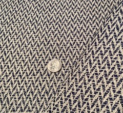 1.25 yards KRAVET DESIGN 36418.50 Chevron Navy Performance Crypton Home Fabric