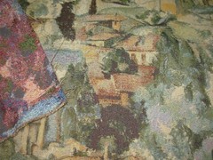 7 5/8 YDS REGAL FRENCH COUNTRY VILLAGE TAPESTRY UPHOLSTERY FABRIC FOR LESS