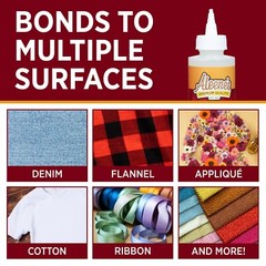 Versatile 4 oz Fabric Fusion Adhesive – Permanent Bond, Nontoxic and Washable
