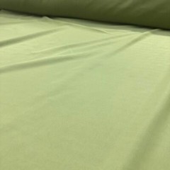 Poly Recycle Solid Pistachio Matte Finish Polyester Spandex Fabric Stretch ♻️