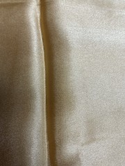 Vintage Shiny Smooth Slippery Gold Polyester Satin Fabric 114cm x 288cm