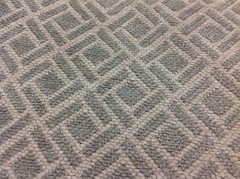 Thibaut/Anna French Lattice Upholstery Fabric- Donatella/Grey (AW2571) 6.75 yds