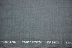 Superfine Imported Gladson Fabric 100% Wool Gray Suiting Suit 61″ Wide Reliance