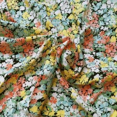 1yard X 1.4meter Calico Fabric Children Summer Dress Material Viscose Poplin