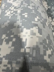 ACU Digital Camo Nylon Taslan Waterproof DWR Fabric 60″ Wide – Yard