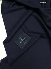 NAVY Blue Suiting Fabric Super 150s Wool SCABAL Luxury Dishdasha made in UK 3.5m