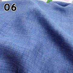 50*150cm Summer Cool Soft Faux Linen Cotton Fabric Wrinkle Texture DIY Designer