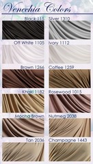 47 Colors Venechia Stretch Jersey Knit Fabric SWATCH 2×2