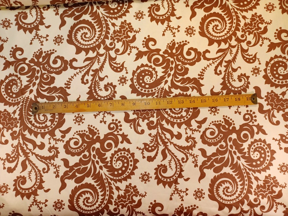 Wood Fern Ivory Cotton Fabric Rowan Westminster Fibers 55″ Wide Amy Butler