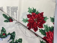 Christmas Cut Outs Greenery Wearable Art Applique Fabric Panel VIP Cranston NOS