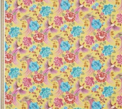 LIBERTY OF LONDON Paradise Shawl Bird Print Tana Lawn Cotton Fabric 26-LL09