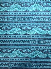 Jinny Beyer Four Seasons 2006 RJR Fabric Green Floral Stripe 2 Yards x 44 Cotton