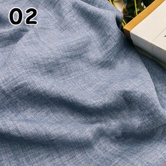 50x150cm Summer Cool Soft Faux Linen Cotton Fabric Wrinkle Texture DIY Designer.