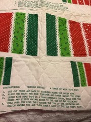 Vtg Spring Mills 4 Christmas Stocking Patterns Cut Sew Quilt Patchwork Red Green